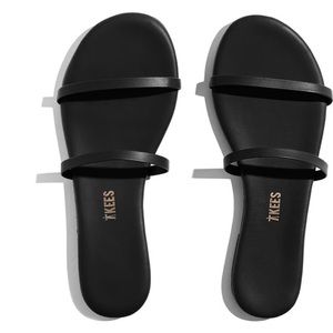 TKEEKS Gemma Sandals in Blsck cowhide leather 6